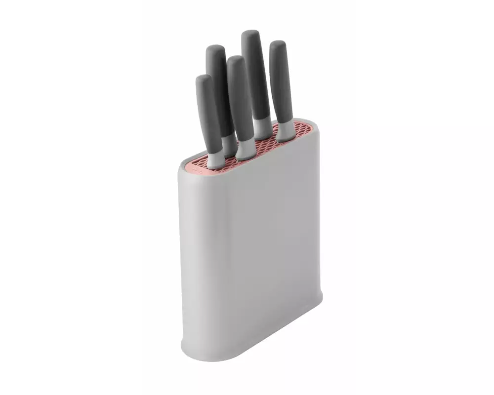 BergHOFF Messerblock-Set mit Messer Leo 6-teilig, Grau