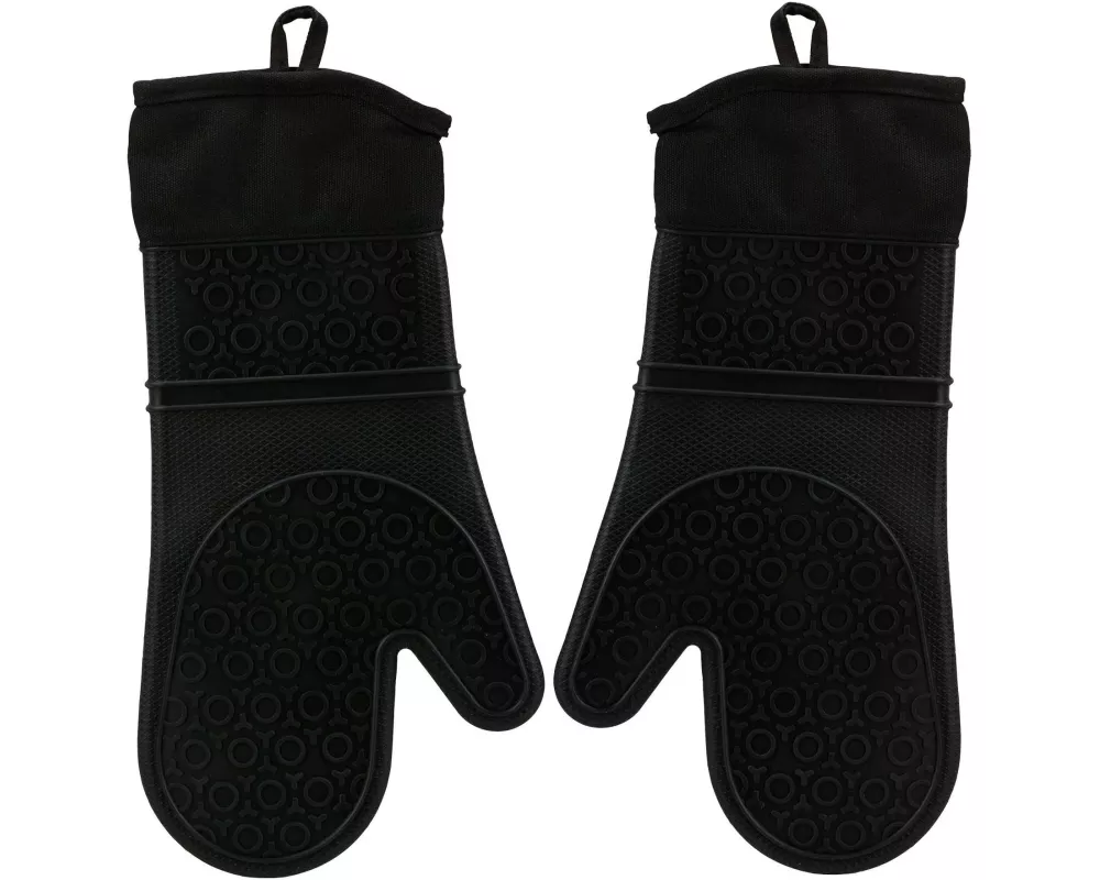 relaxdays Topflappen Schwarz