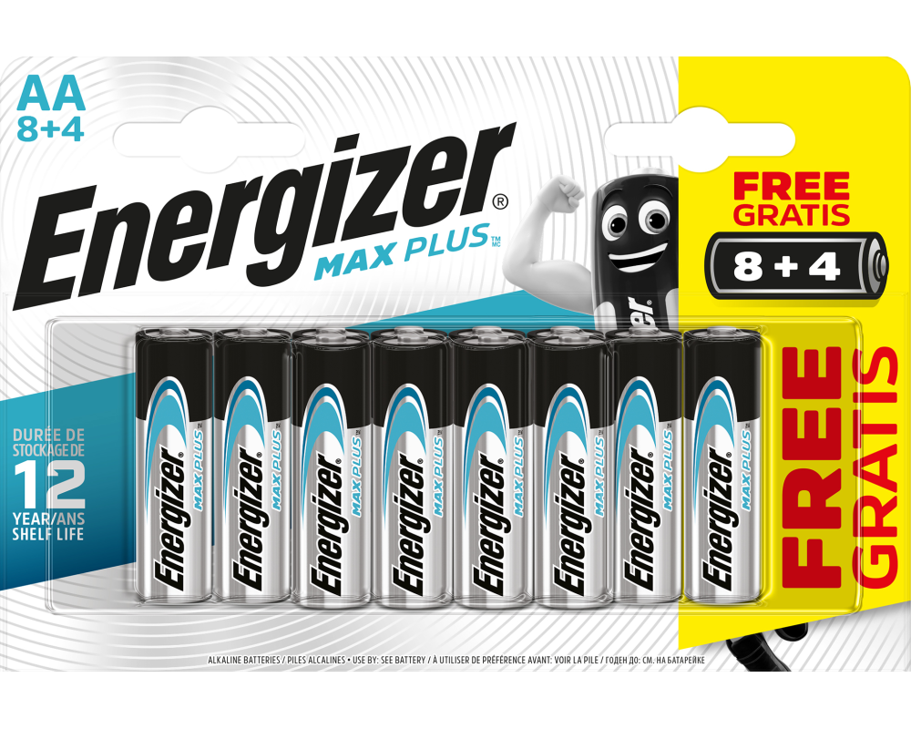 ENERGIZER Batterie E303322000 Max Plus AA/LR06 12 Stück