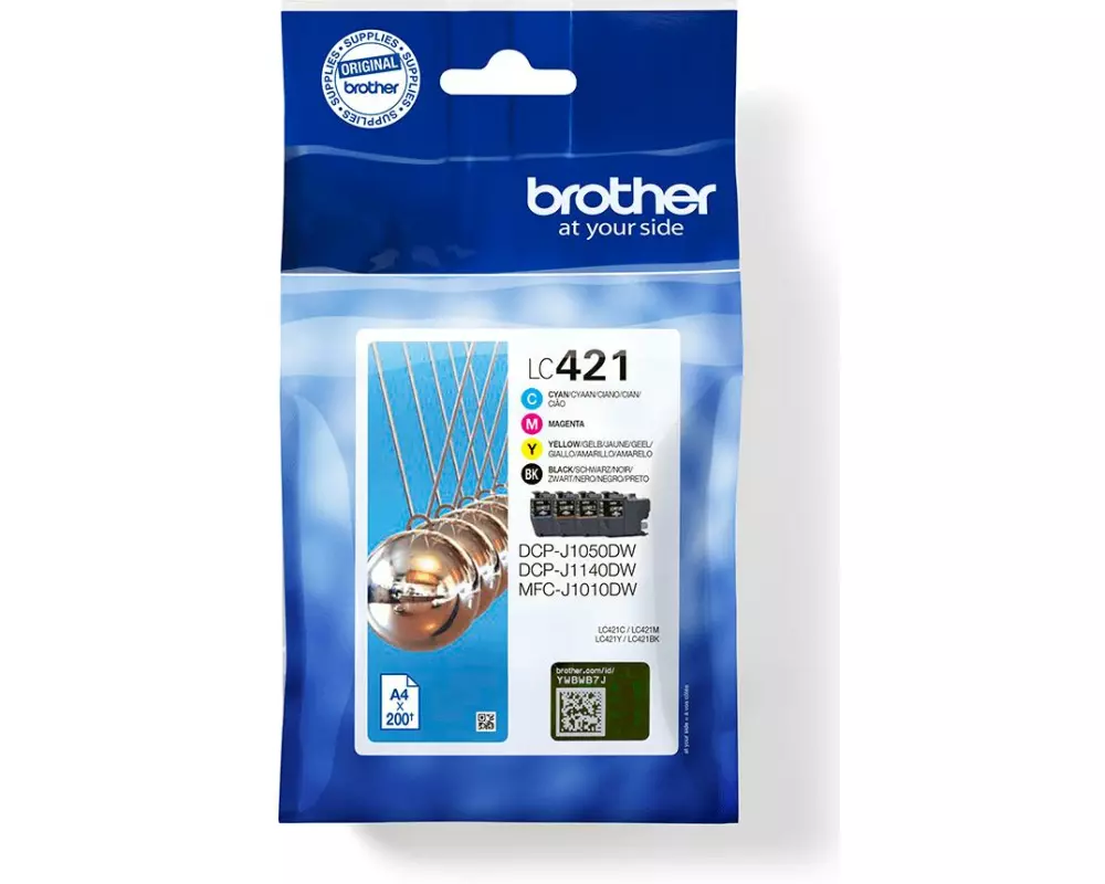 Brother Tinte LC421VAL BK, C, M, Y