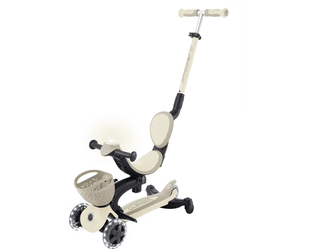 GLOBBER Scooter GO UP Baby Lights 360° Taupe