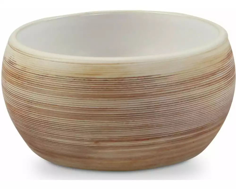 Wolters Keramiknapf Diner Stone, S, Braun