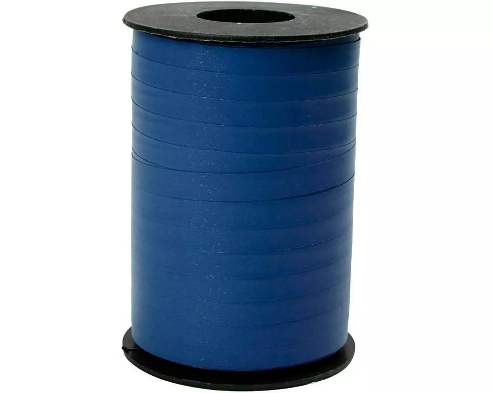 Creativ Company Geschenkband Matt Blau 10 mm 250 m