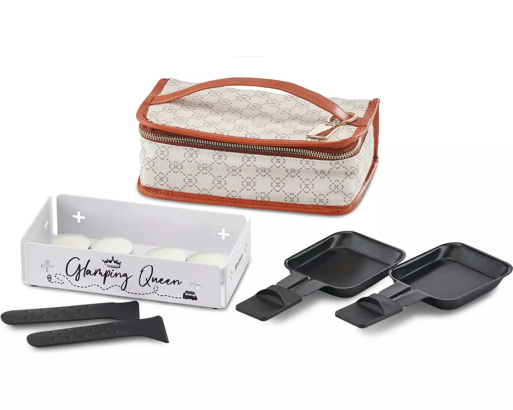 Trisa Teelicht-Raclette Journey Deluxe Weiss
