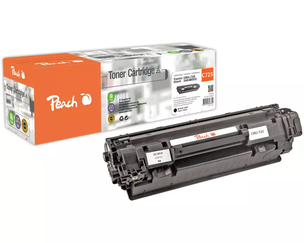 Peach Toner Canon CRG-725 Black