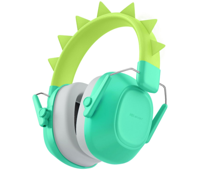 ICLEVER Ear Muffs for Kids C06-2301N-13 29dB NRR Noise Reduc. Dinosaur