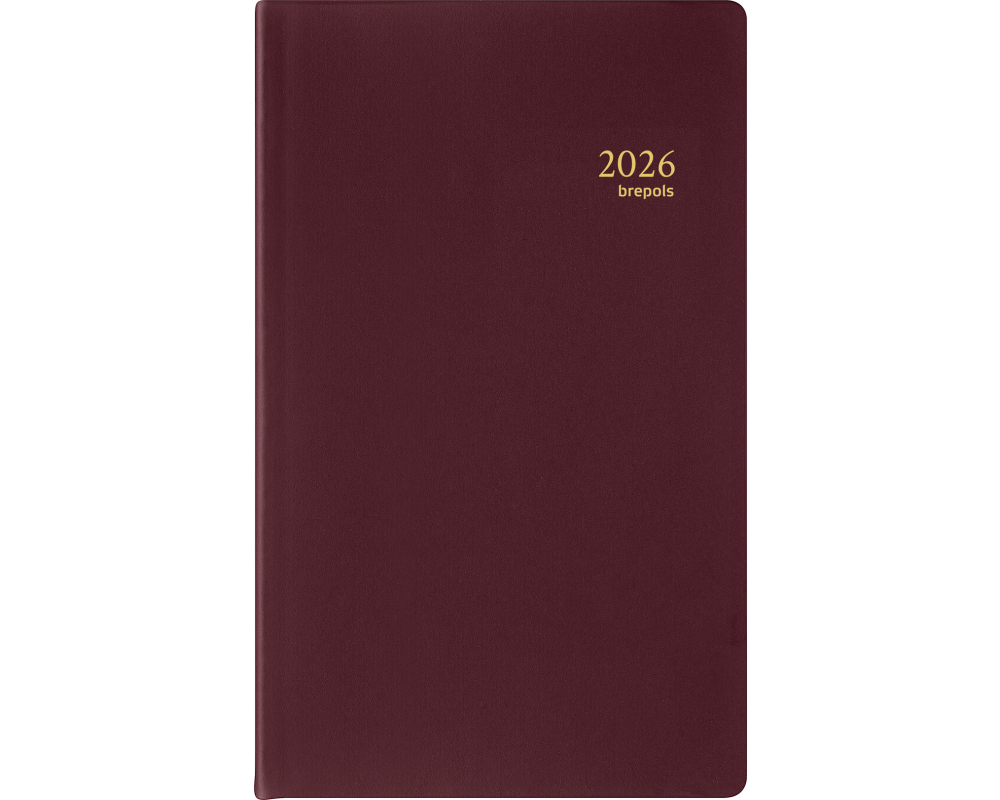BREPOLS Agenda Breplan 774 Seta 2026 0.774.2121 1W/1S ass. 9x16cm