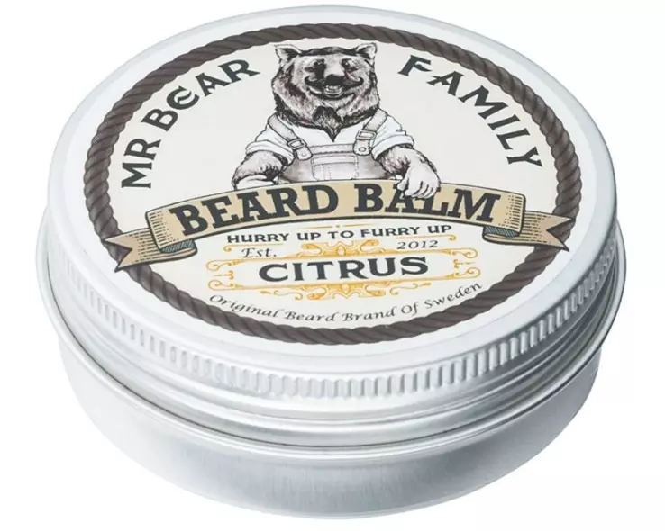 Mr. Bear Family Beard Balm Citrus Bartbalsam Citrus 60 ml