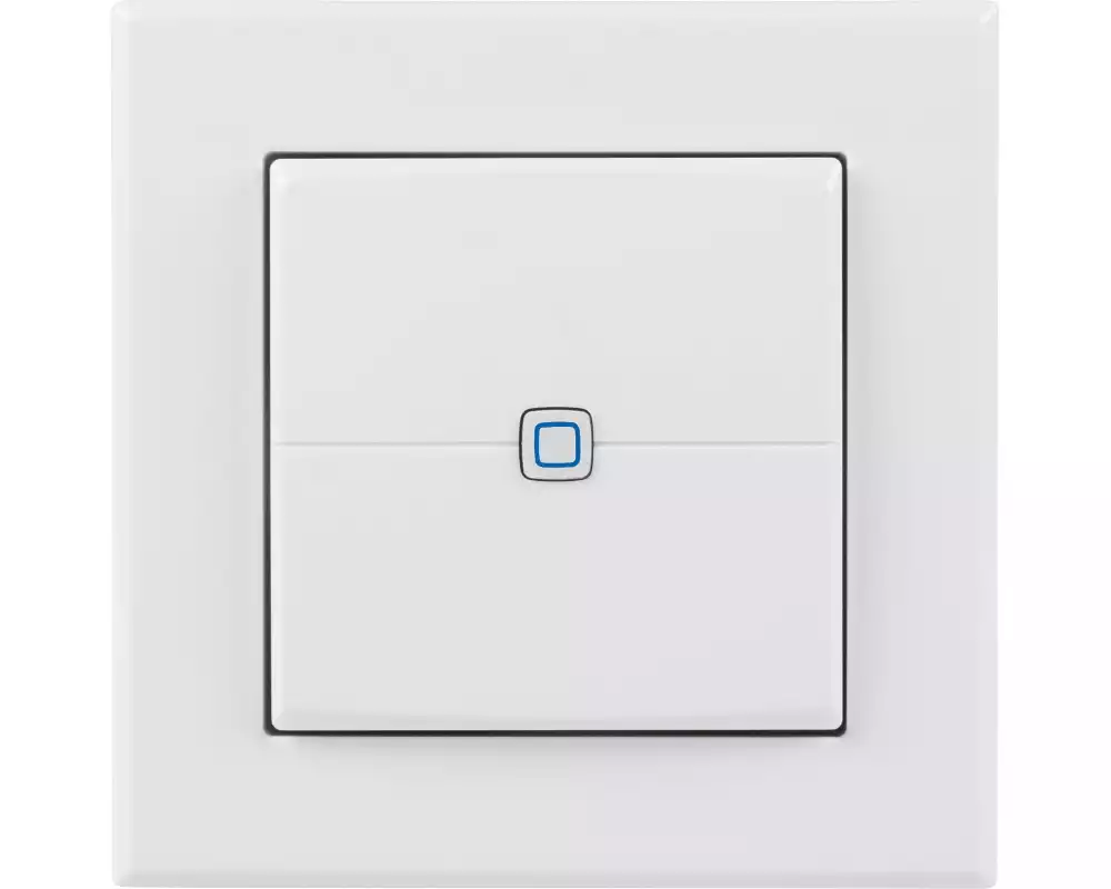 Homematic IP Wired Smart Home Wired Wandtaster 2-fach, Weiss