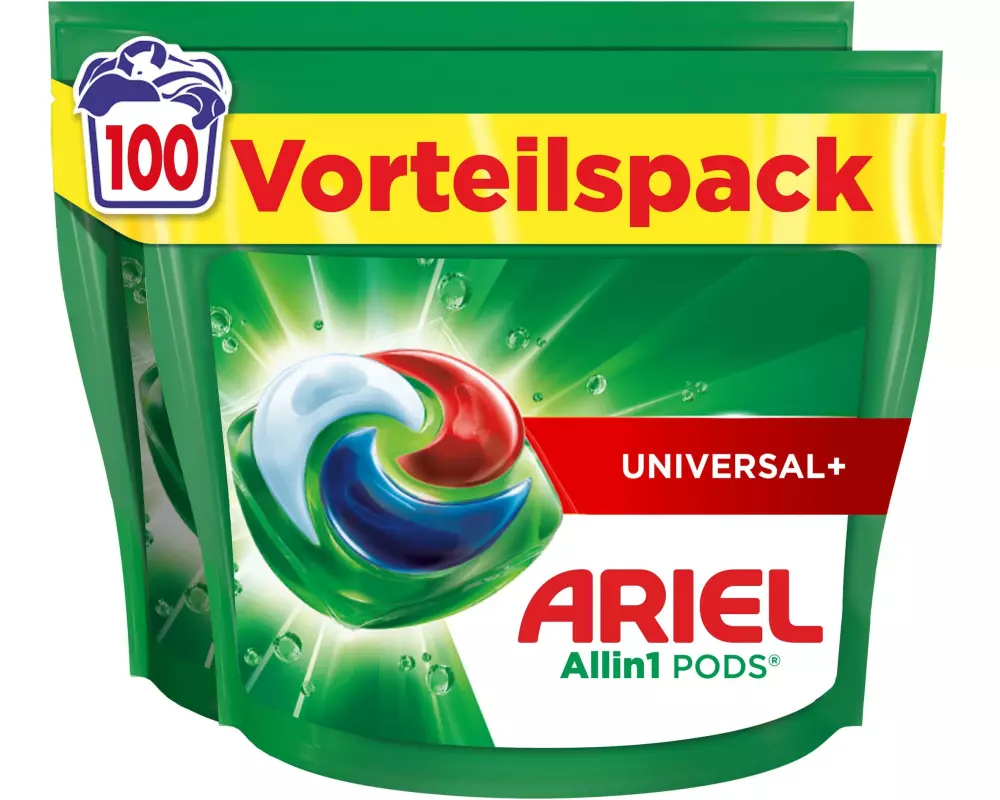 Ariel Waschmittel Kapseln All-in-1 Pods Universal 100 Stück
