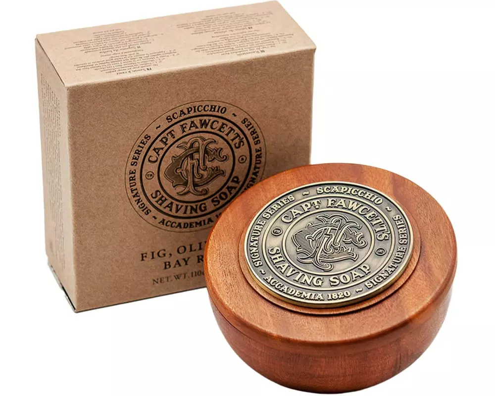 captain fawcett Rasierseife Scapicchio Feige Olive Bay Rum 110 g 110 g