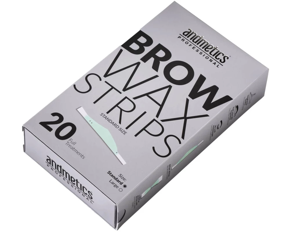 andmetics Professional Brow Wax Strips Standard 20 ml