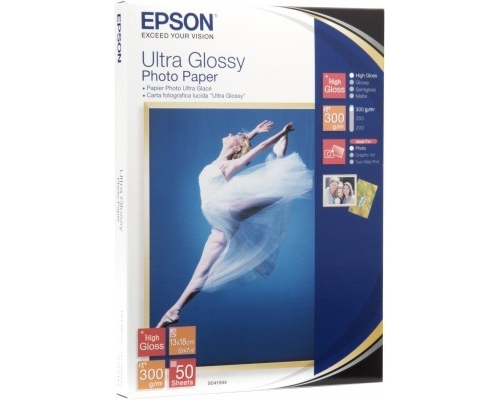 EPSON Ultra Glossy Photo, 13x18,50 Blatt
