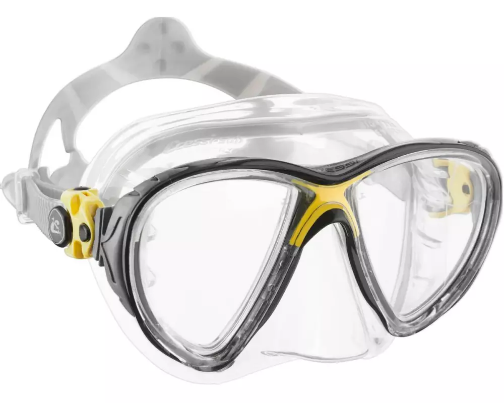 CRESSI Tauchmaske Big Eyes Evolution Crystal Mask Crystal/Yellow