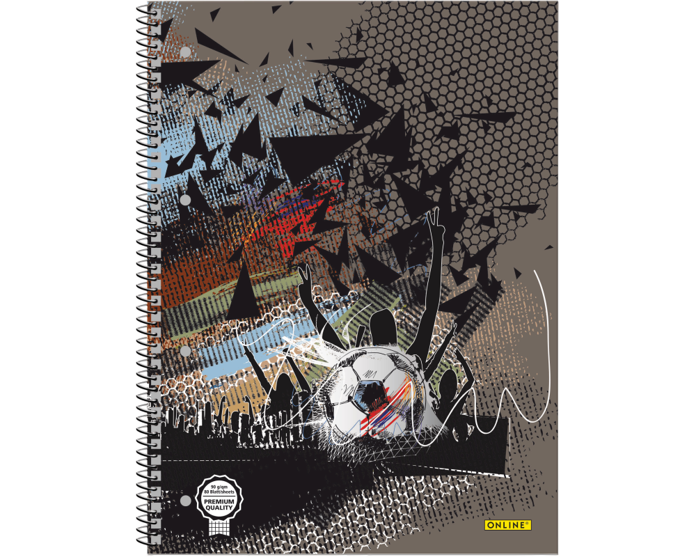 ONLINE Collegeblock Trophy A4 07765/9 kariert, 90g, 80 sheets