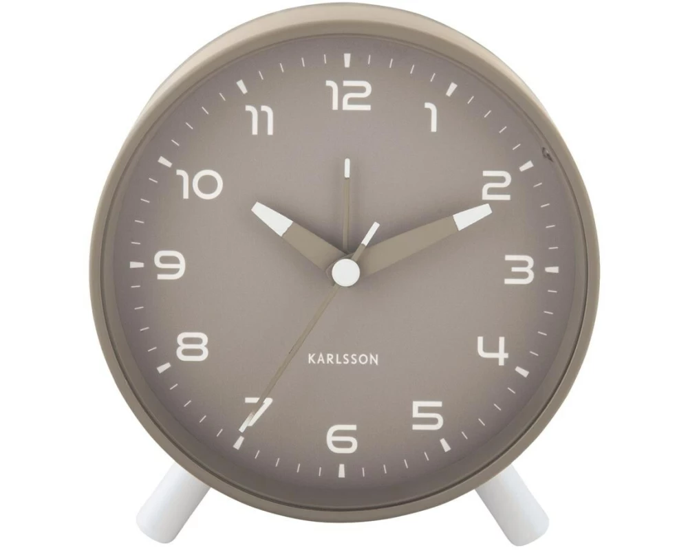 KARLSSON Klassischer Wecker Orgullo Dark grey