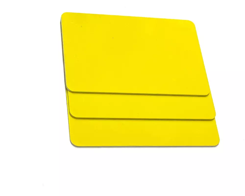 Evolis Kartenrohl. Neongelb