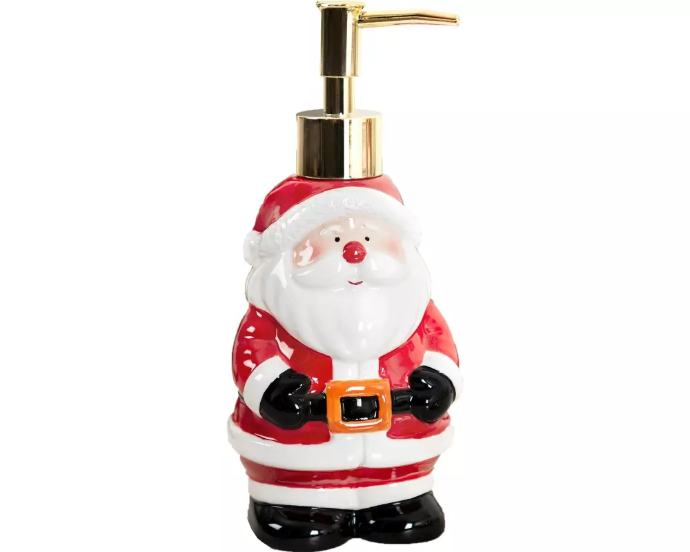 Diaqua Seifenspender Santa Claus 420 ml, Rot/Schwarz/Weiss