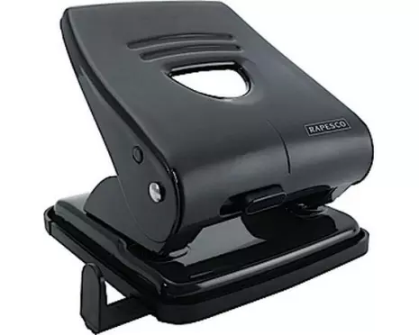 Rapesco 820 2-fach Metalllocher 22 Blatt Kapazität, Schwarz