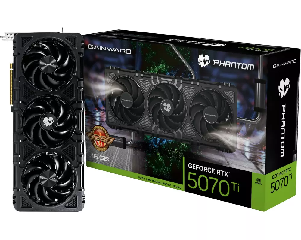 Gainward Grafikkarte RTX 5070Ti Phantom GS 16 GB