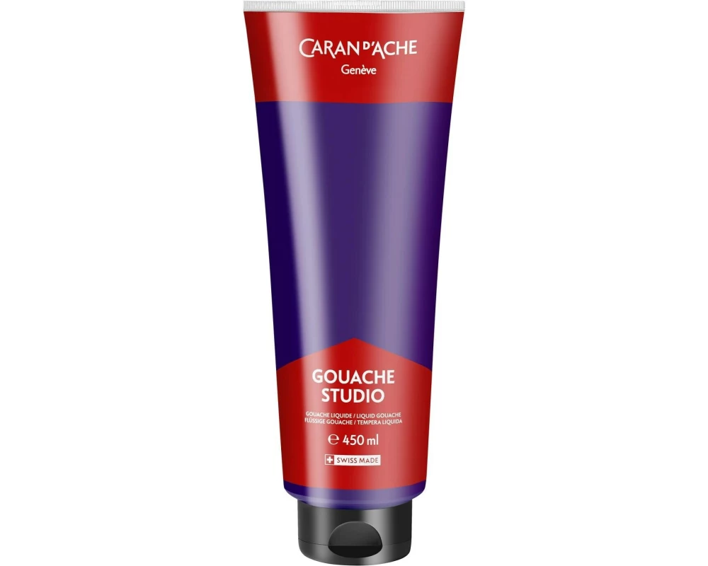 Caran d'Ache Wasserfarbe Gouache Studio 450 ml, Violett