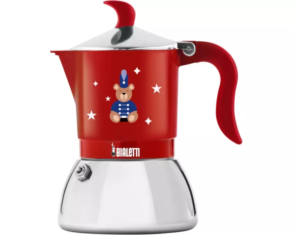 Bialetti Fiamm Ind 2 Tassen, Orsetto Rot