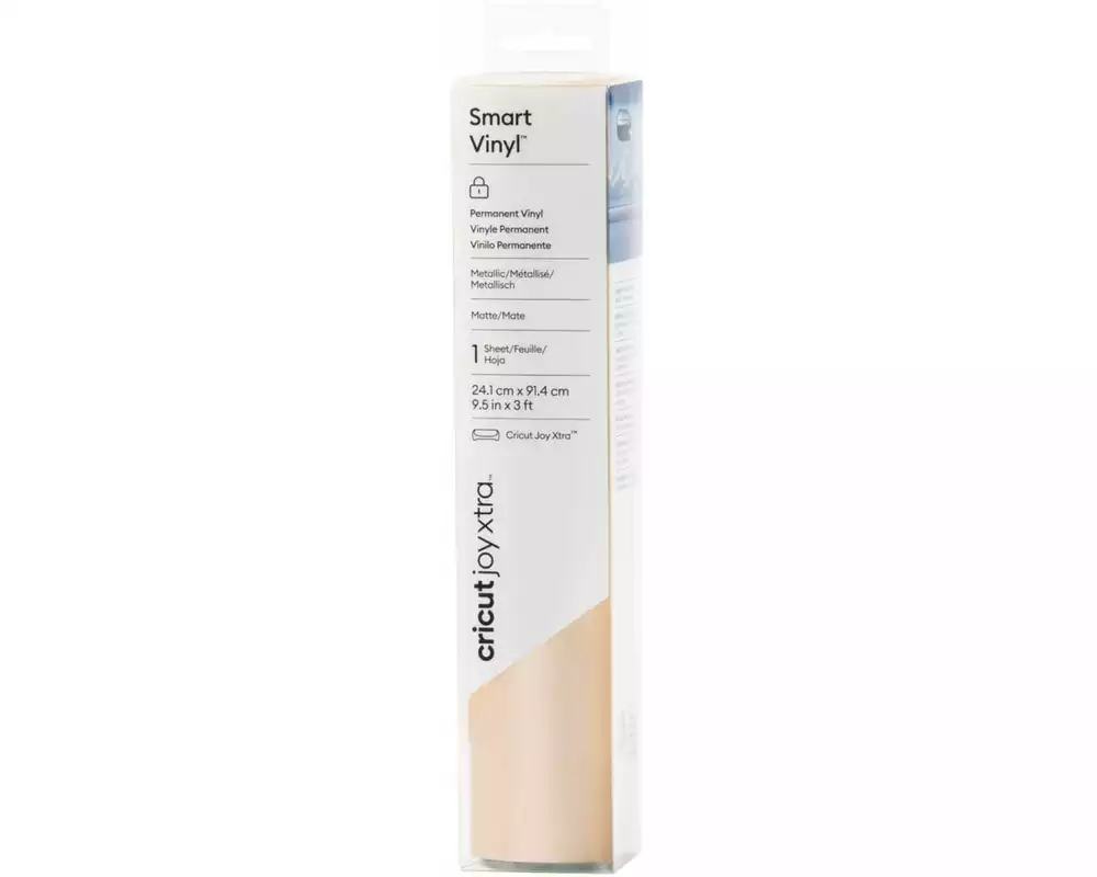 Cricut Vinylfolie Joy Xtra Smart permanent 24.1 x 91.4 cm, Gold