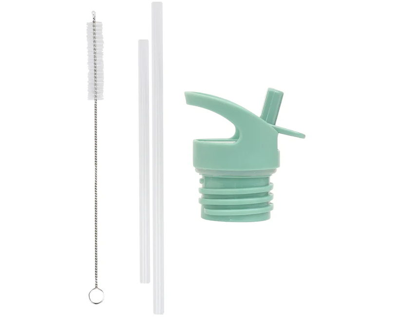 ALLC Set für Trinkflasche DBSSRE66 Deckel, Stohhalm, Bürste