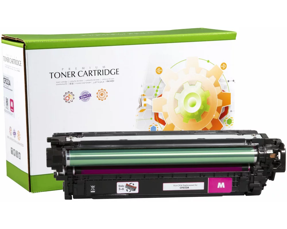 STATIC Toner cartridge compatible with HP CF033A magenta remanufactured 12.500 pages