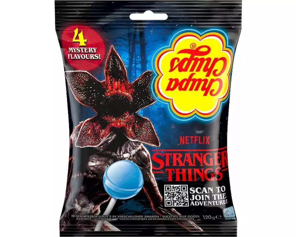 Chupa Chups Lollipop Stranger Things 4 Geschmack, 120 g
