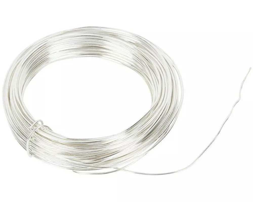 Creativ Company Silberdraht 4 m Versilbert