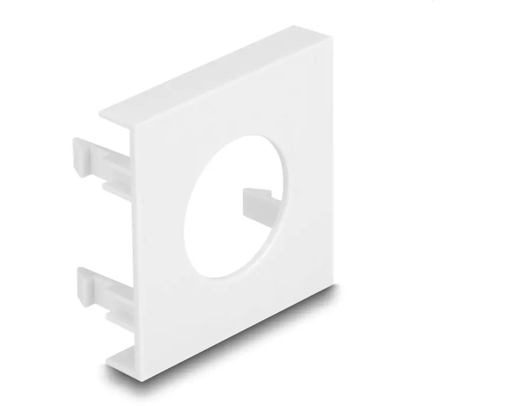 Delock Easy 45 Modulblende Loch-Ausschnitt Ø 24 mm 5 Stück, Weiss