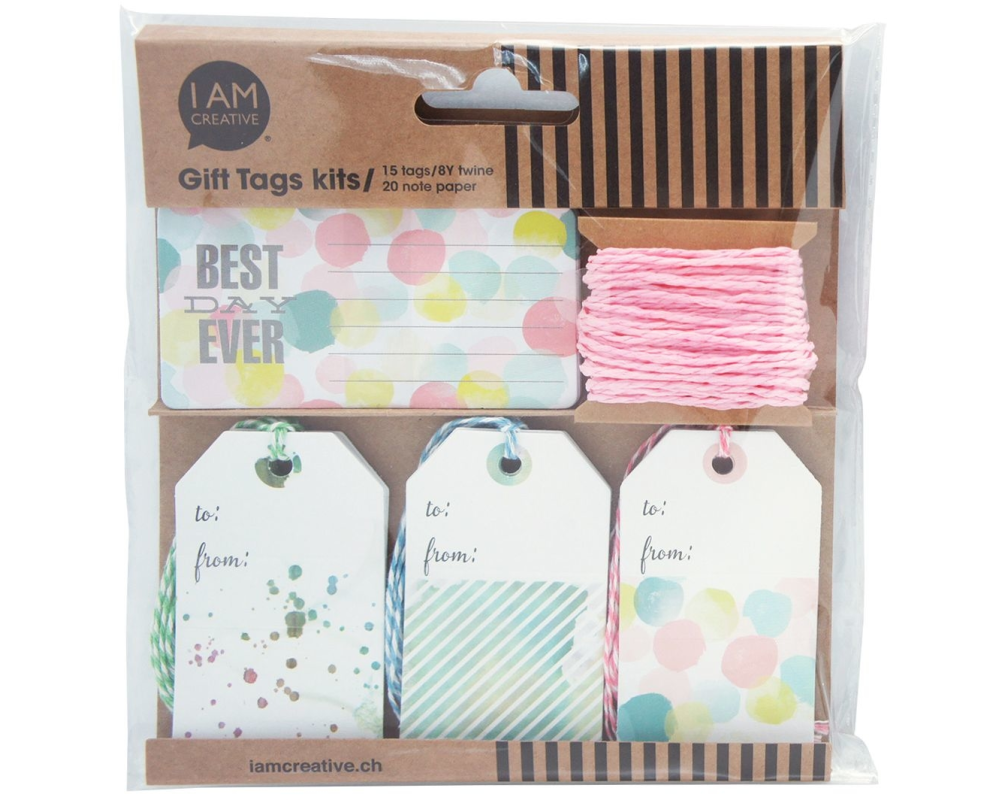 I AM CREATIVE Geschenkanhängerset 4087.98 36 teilig