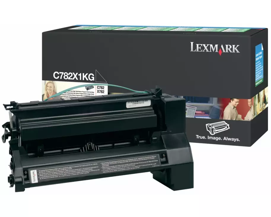 LEXMARK C782, X782e Toner black high Capacity 15.000 pages return