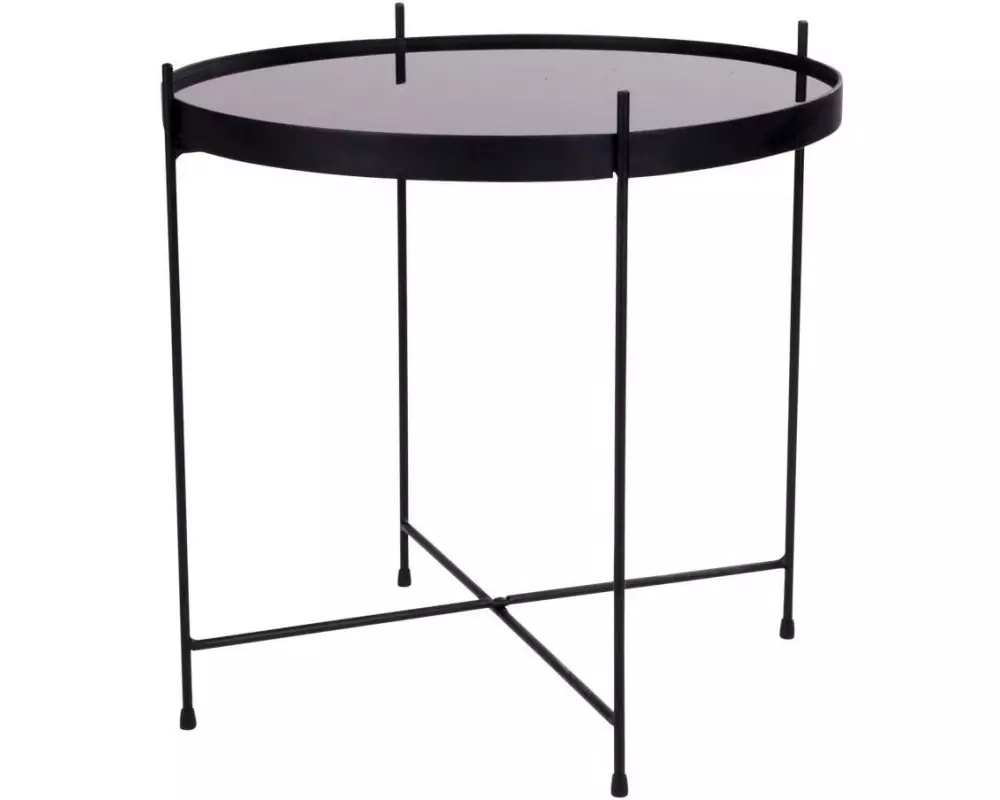 House Nordic Beistelltisch Venezia 48 x 48 cm, Schwarz