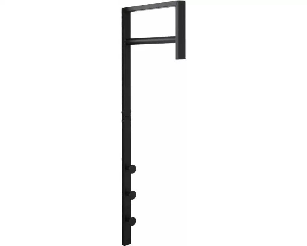 House Nordic Wandgarderobe Trento 30 x 82 cm, Schwarz