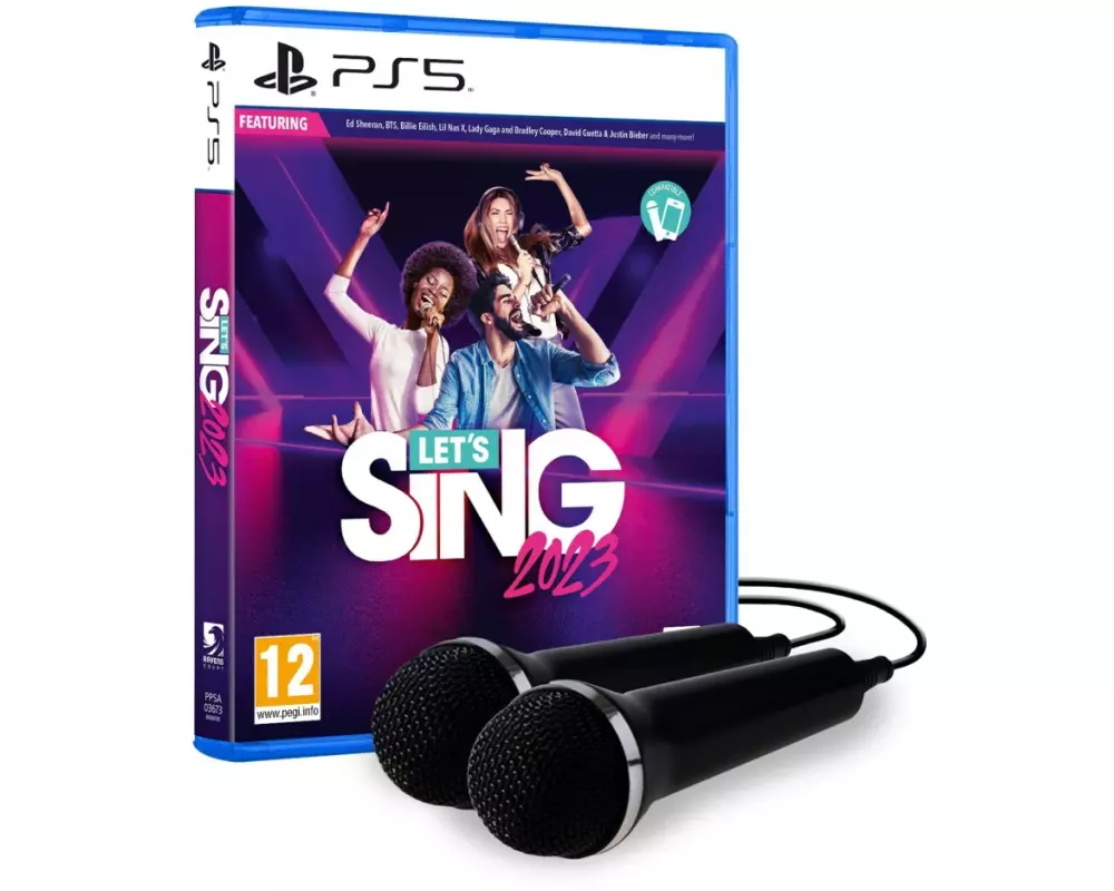 GAME Let's Sing 2023 + 2 Mics