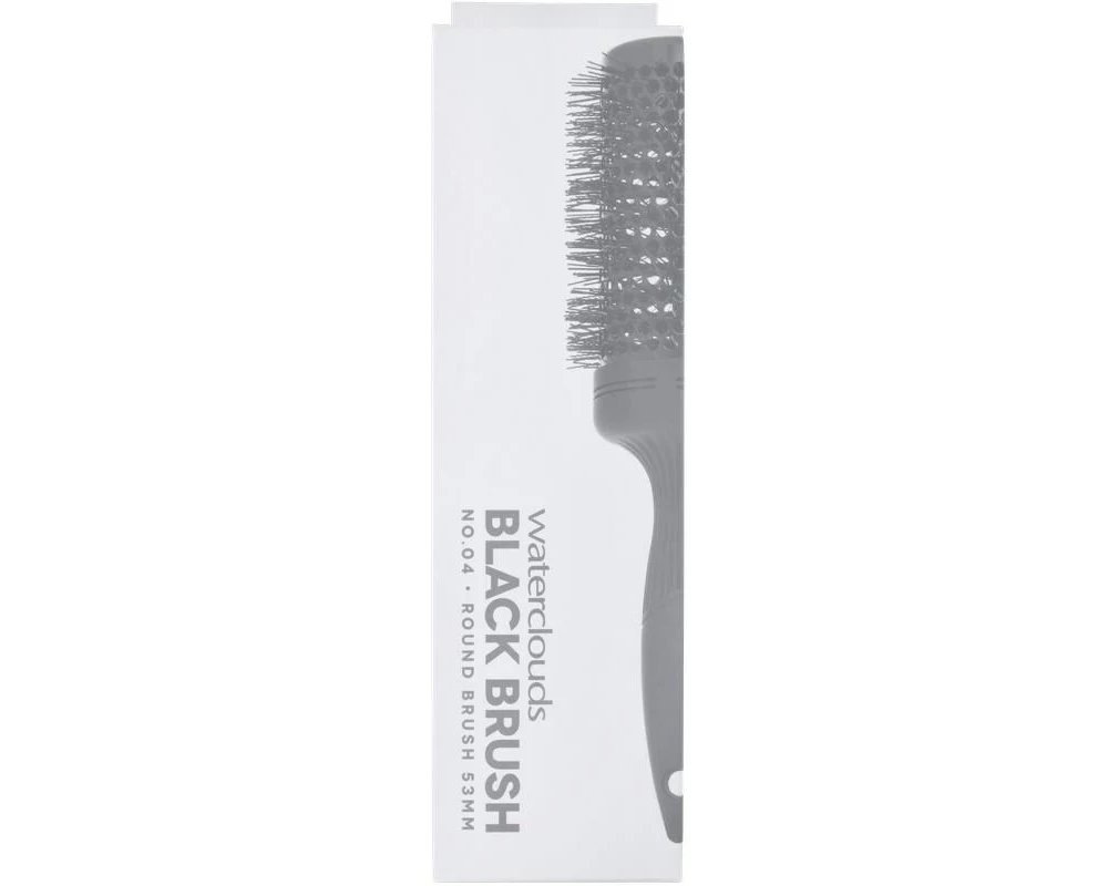 waterclouds Black Brush 04 Rundmetall