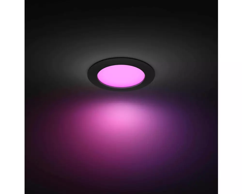 Philips Hue Deckenleuchte WCA Slim Recessed Light L Schwarz