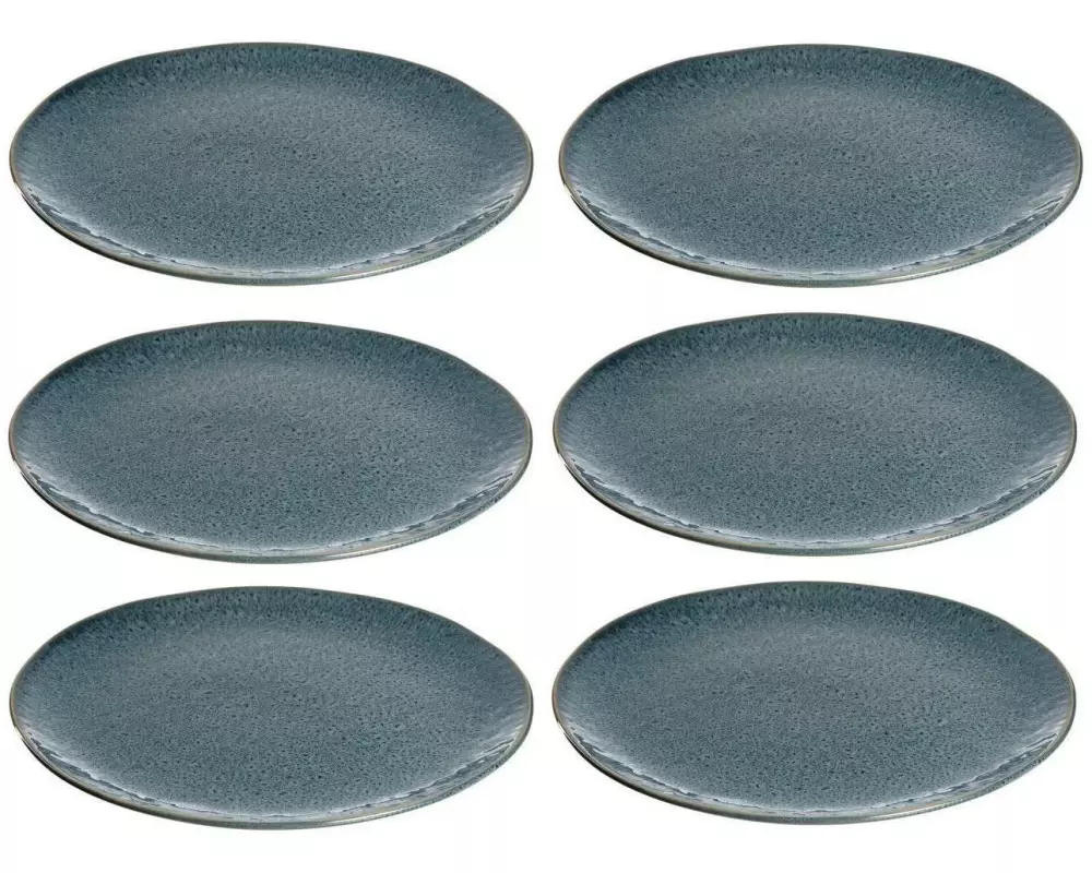Leonardo Speiseteller Matera Ø 27 cm, 6 Stück, Blau