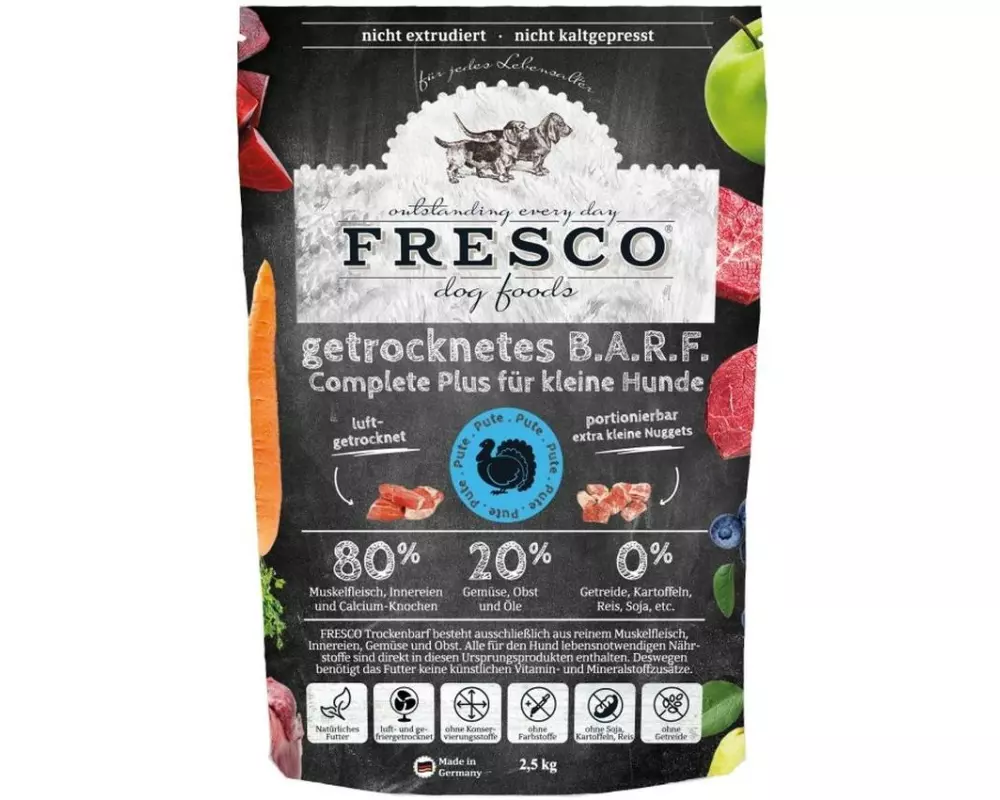FRESCO Trockenfutter Complete Plus Mini Pute, 2.5 kg