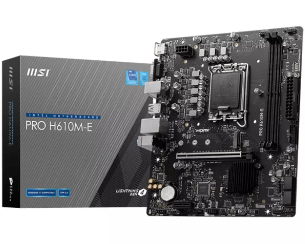 MSI Mainboard Pro H610M-E