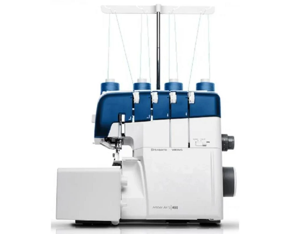 Husqvarna Overlock-Maschine Amber Air S400 Weiss