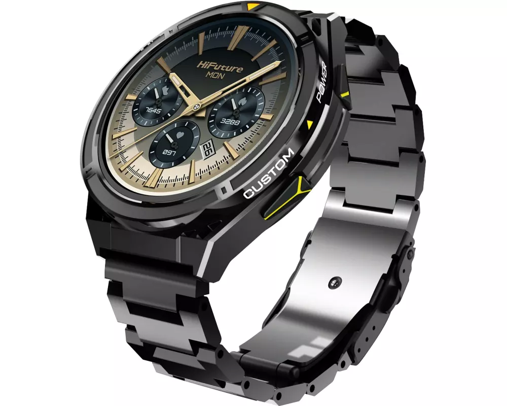 HiFuture Smartwatch Active Schwarz/Gelb