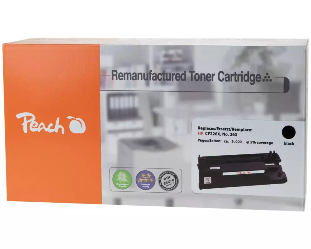 Peach Toner HP Nr. 26X (CF226X) Black