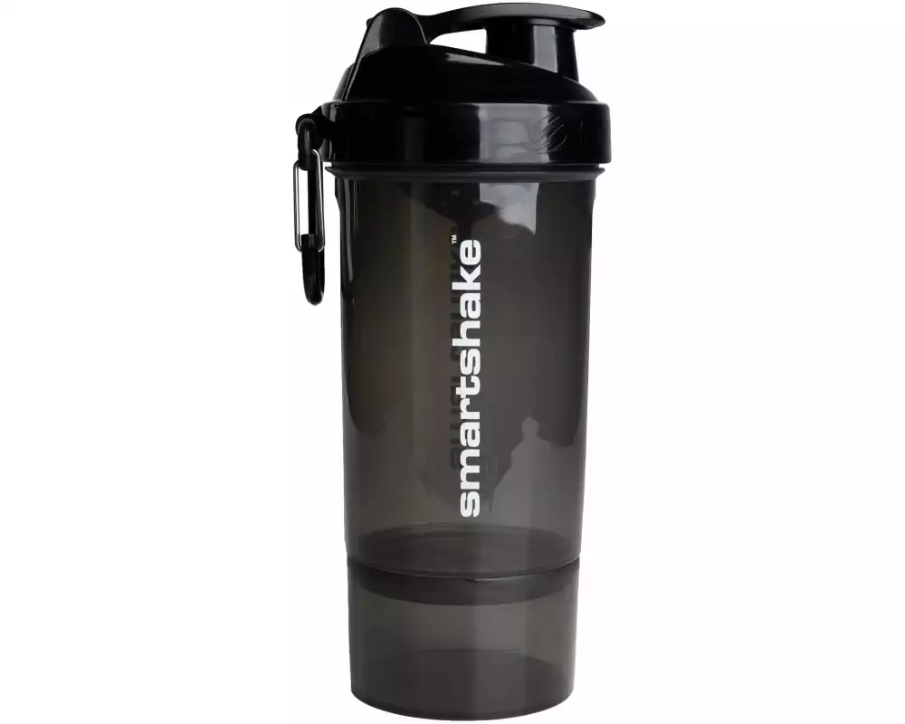 Smartshake Original2Go Black 600 ml, Schwarz