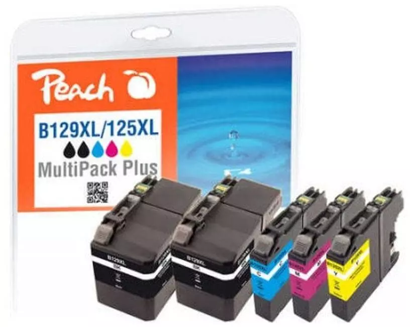 Peach Tintenset Brother LC-129XL / 125X