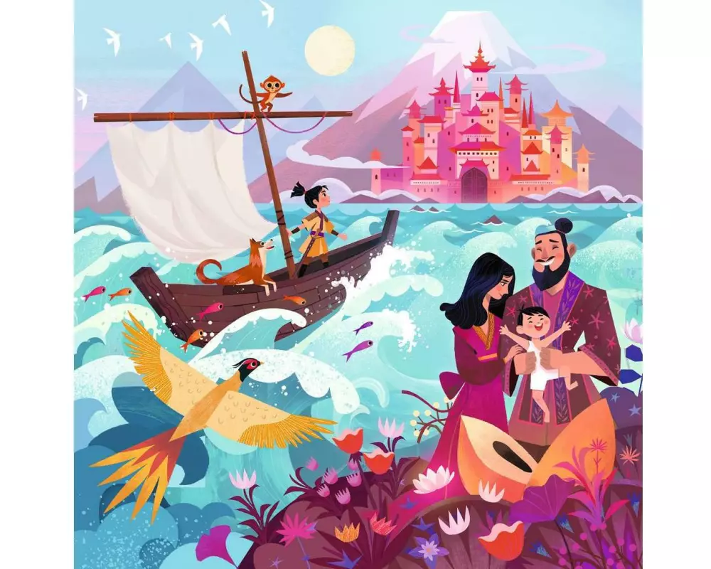 Ravensburger Puzzle Momotaro, der Pfirsichjunge
