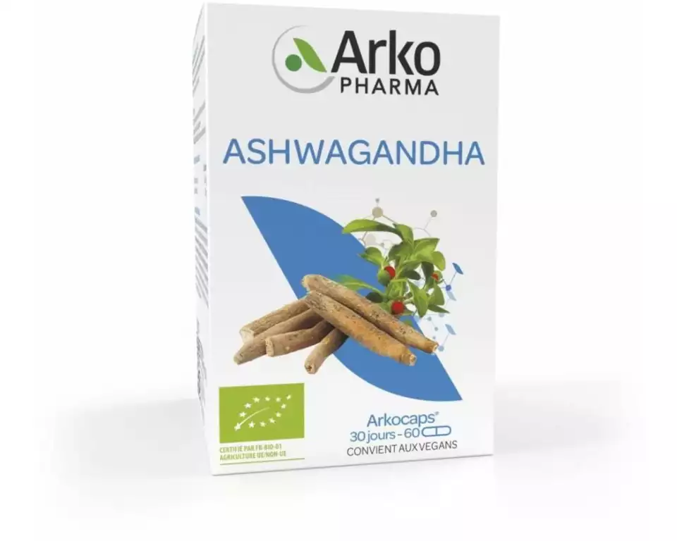 Arkopharma Arkocaps Ashwadandha Bio Kapseln 60 Stück