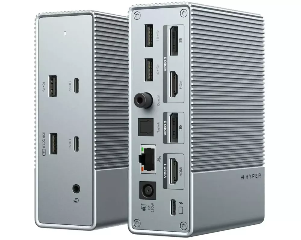 HYPER Dockingstation HyperDrive 15-in-1 USB-C – Gen 2